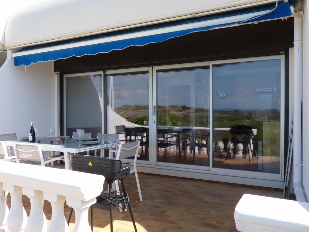 Sol-Y-Days Flamant, Superbe Appartement En Rez De Jardin Avec Grande Terrasse Et Jardinet, Face A La Mer Le Grau-du-Roi Luaran gambar